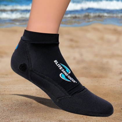 black Beach Sand Socks Play all sports in the sand with these fun footwear 